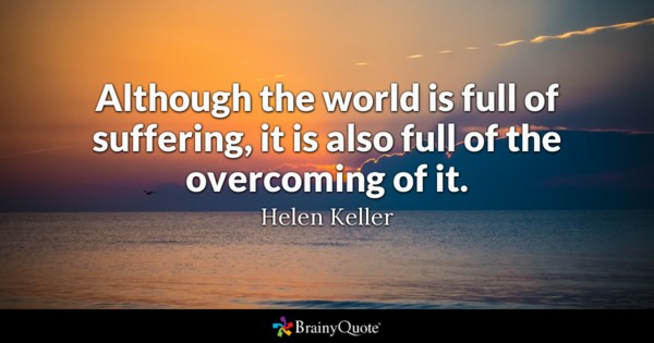 overcoming hellen keller quote